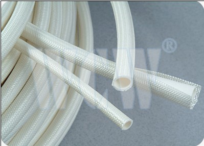 Silicone Rubber Glassfiber insulating Sleeving(inside rubber and outsi