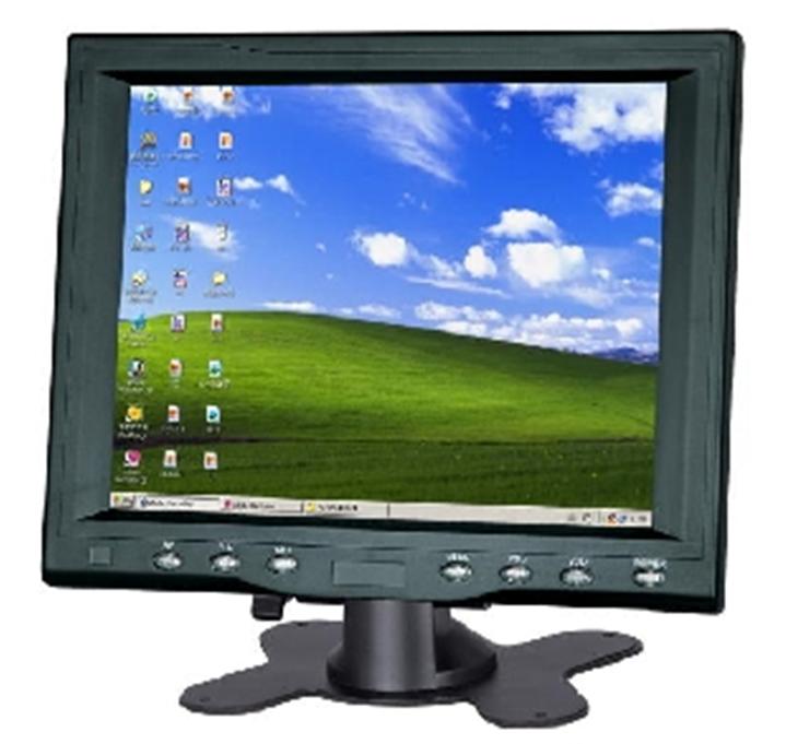 8"LCD monitor with touch screen function