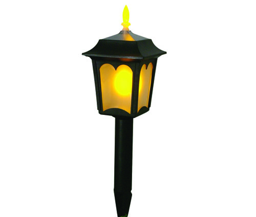 Plastic Solar Flame Light