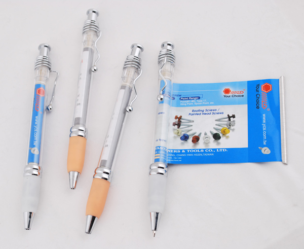 Plastic Promotion Banner Pen BO-B107