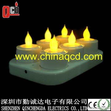 Recharageble LED tealight set