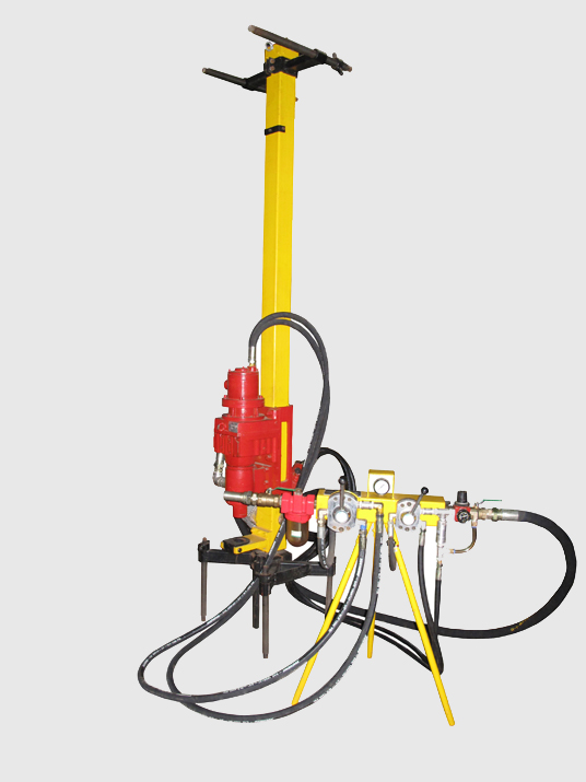 Pneumatic D-T-H Drilling Machine