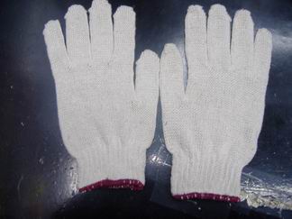 cotton  knitted glove