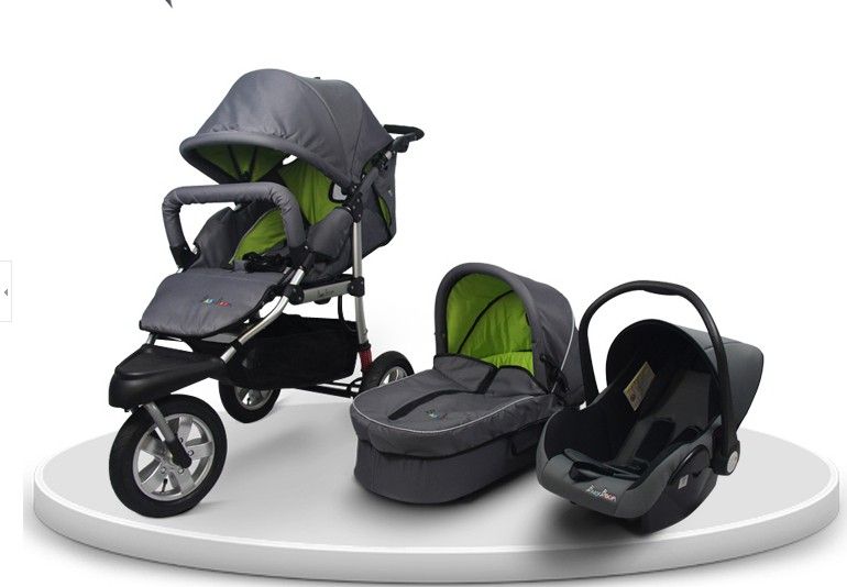 New and Luxury Design Baby Stroller with Carrycot and Carseat,Pushchair