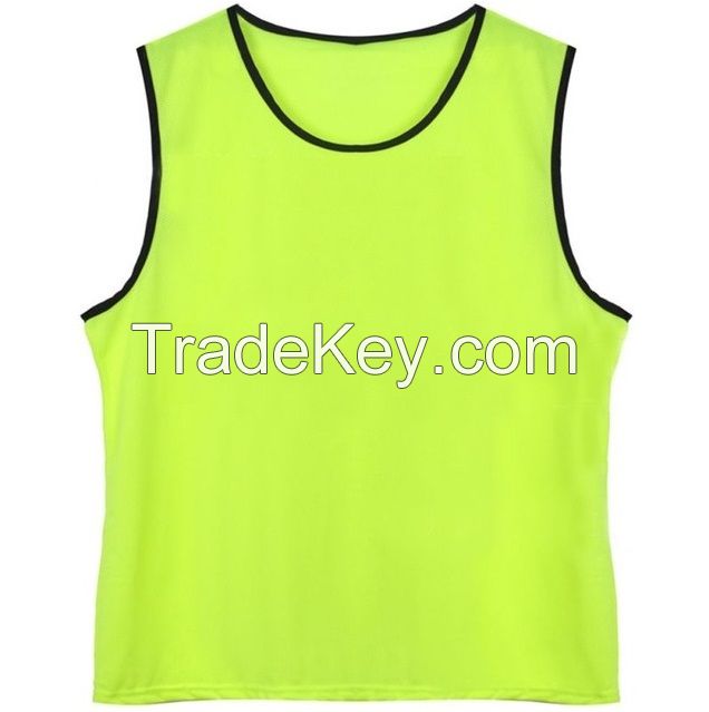 High Quality Custom Logo Training Mesh Bibs Sport Training Vest For Soccer Basketball And More 