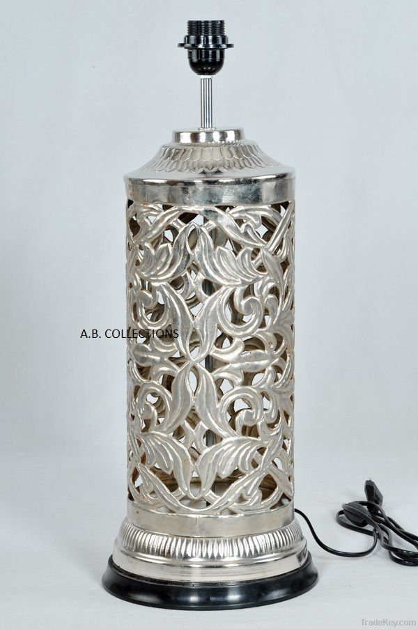 PEWTER LAMP