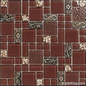 Resin Crystal Glass Mosaic Tiles