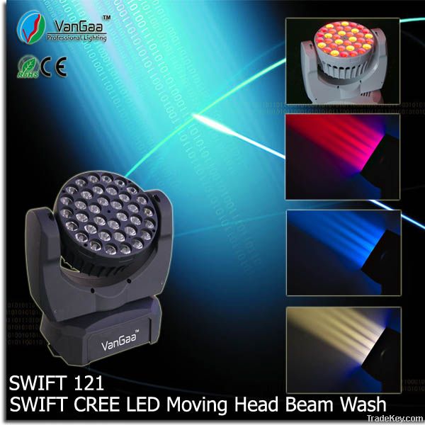 SWIFT 121 LED Moving Head Beam Color Wash Light