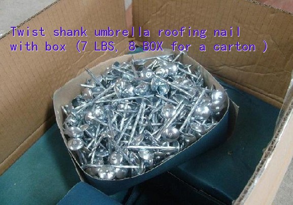 galvanized roofing nails with umbrella