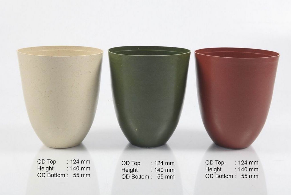 biodegradable pot, eco-friendly pot, natural fiber pot