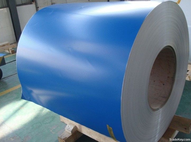 PE/PVDF color coated aluminum coil for construction