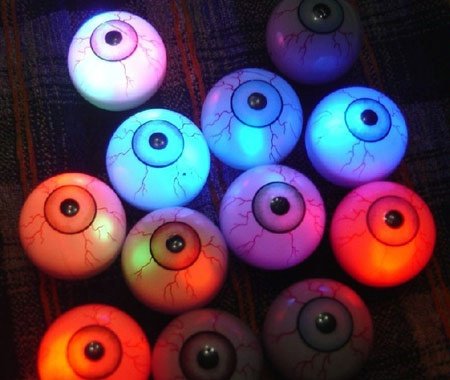 freeshipping Halloween GIFT KIDS TOYS flashing eyeball/flashing/led ey