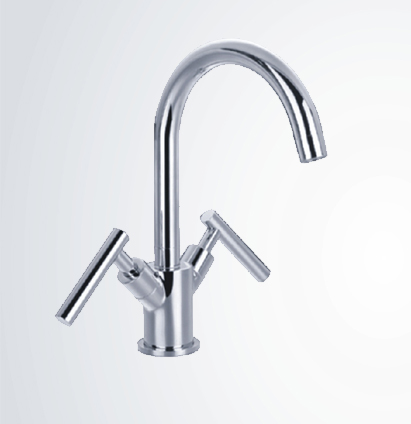 two handle mono sink mixer