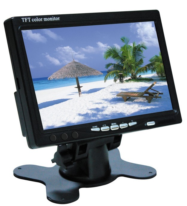7"Headrest stand-up TFT Monitor