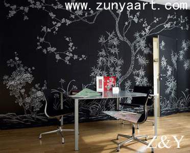 handmade wallpaper mural 03