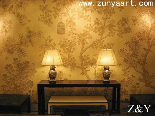 handmade wallpaper mural 05