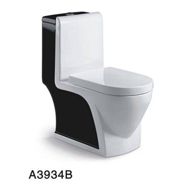 Bathroom one piece color ceramic toilet