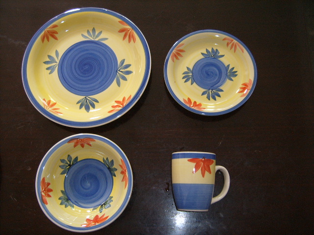 16pcs dinner set, stoneware