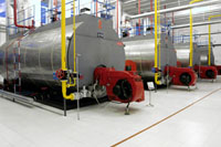 oil(gas) fired water tube steam boiler