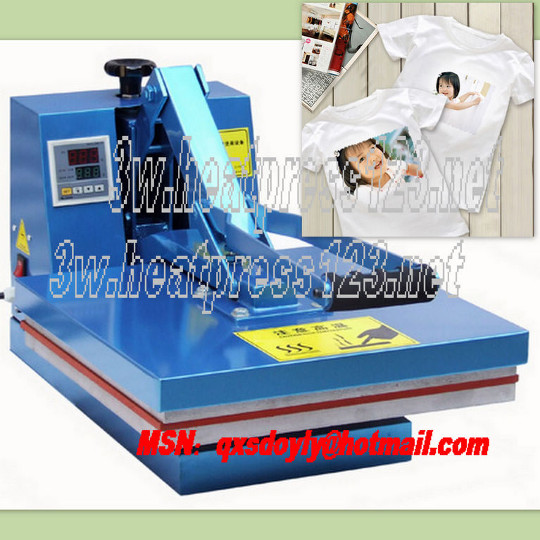 high pressure heat press transfer machine CE approved