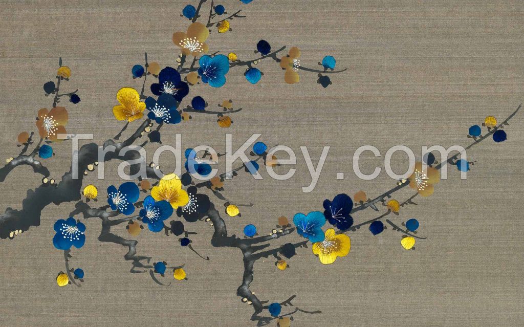 Hand Embroidery wallpaper