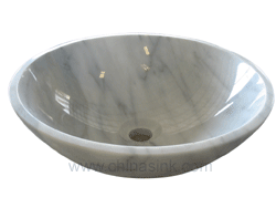 Carrara Marble Vessel sink