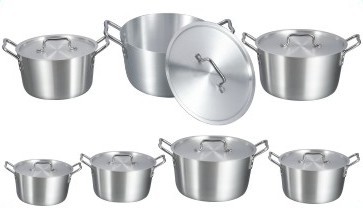 7pcs set stock pot(conic)