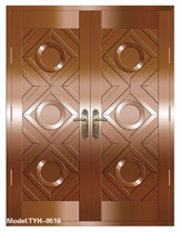 Flashy New Copper Door