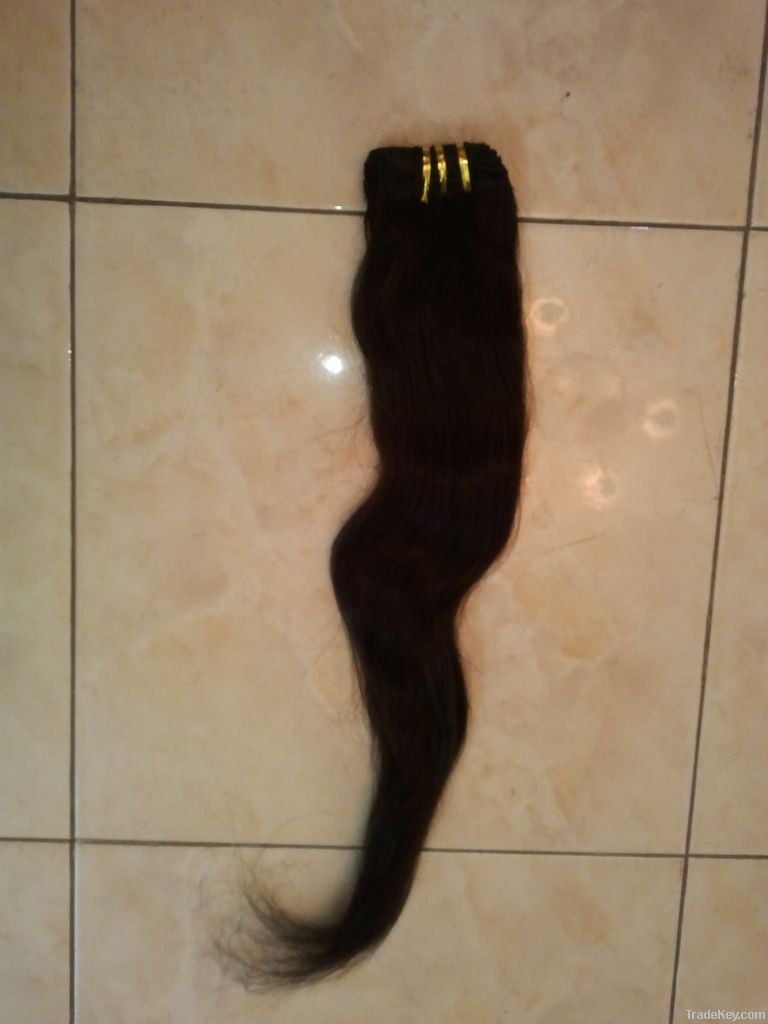 Indian Remy Single Drawn Machine Weft Hair