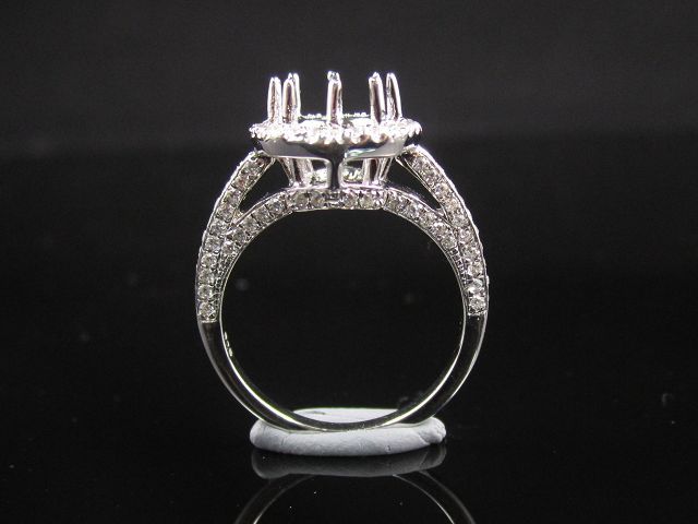 Engagement ring/wedding ring/white gold ring/platinum ring (Diamond ring / Semi-Mount Ring)