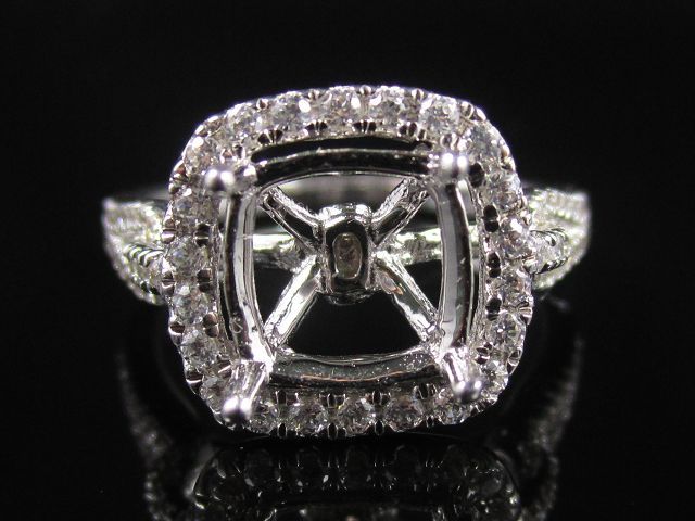 Engagement ring/wedding ring (Diamond ring / Semi-Mount Ring)