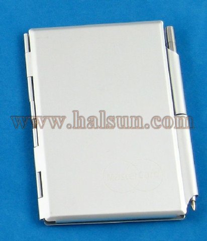 Portable aluminum notebook