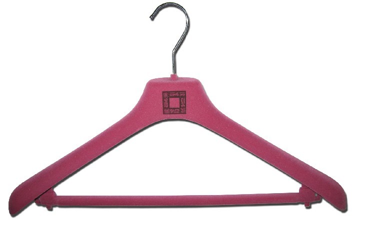 Plastic Flocking Hangers HY058