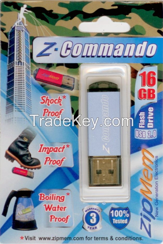 16 Gb Shock &amp;amp; Boiling Water Resistant Pen Drive