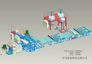 PVC waterproof production line machine