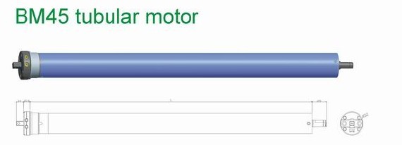 tubular motor for projiector screen