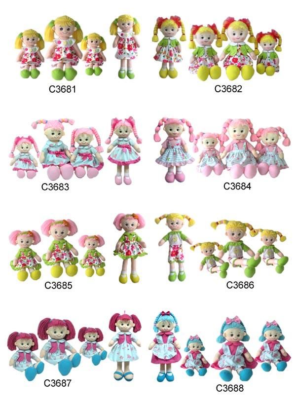 Rag Dolls, Cotton Dolls, Plush dolls