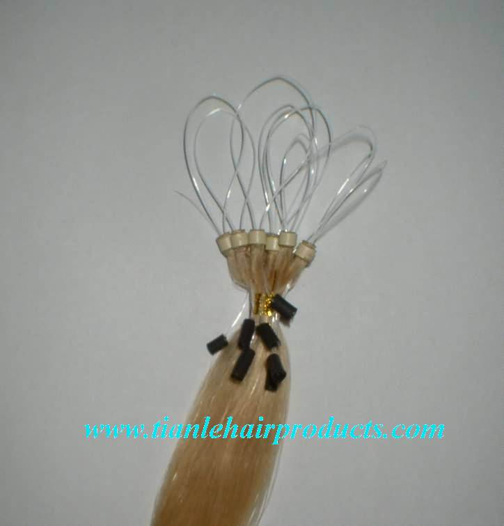 Micro ring loop hair extension