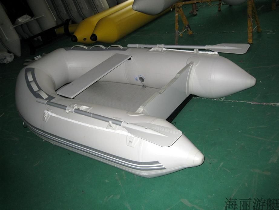  PVC material optional floor color 2.3meter 2+1 persons Canoe kayak inflatable rubber rowing boat fishing boat 