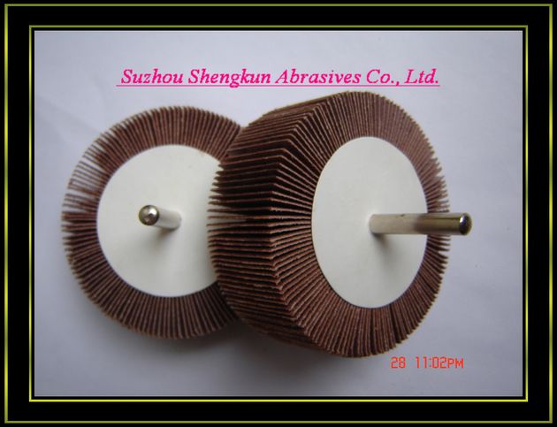 flap wheel with shaft