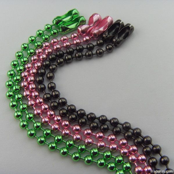 Fashion high quality colored ball chain