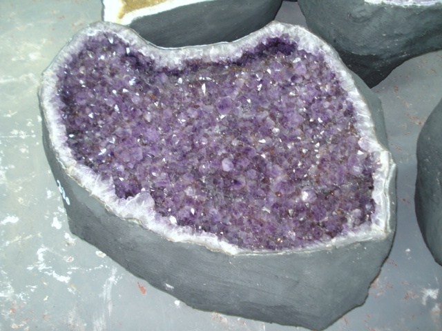 amethyst geode table