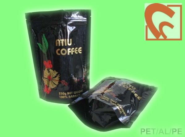 PET/AL/PE three layer coffee bag