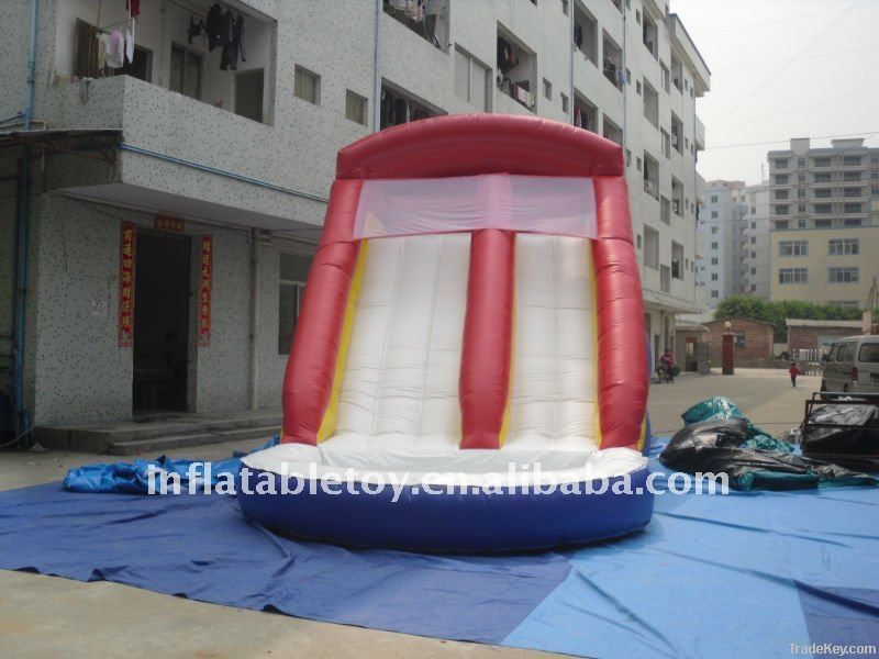 PVC  inflatable jumping slide with pool /inflatble slide for fun