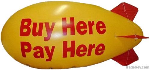 inflatable air blimp for advertising