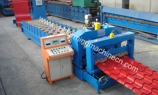 Glazed Tile Forming Machine XF40-256-768