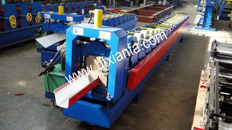 Steel Gutter Roll Forming Machine