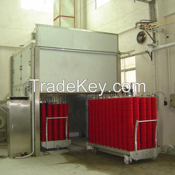 HOT AIR DRYER FOR PACKAGES YARN