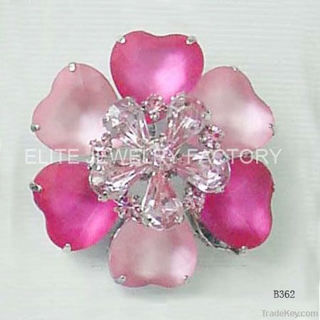 wedding invitations fashion brooch with crystal flower