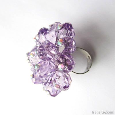 2012 latest flower ring jewelry wholesale